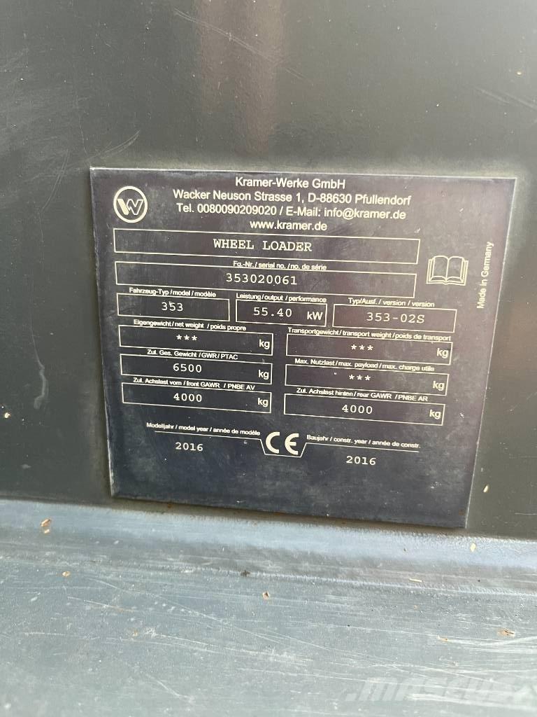 Kramer 5095 Gumikerekes homlokrakodók