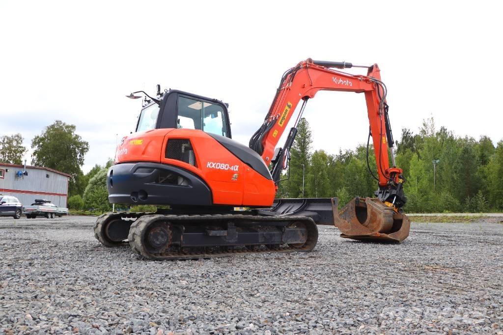 Kubota KX080-4a Közepes (midi) kotrók 7 t - 12 t