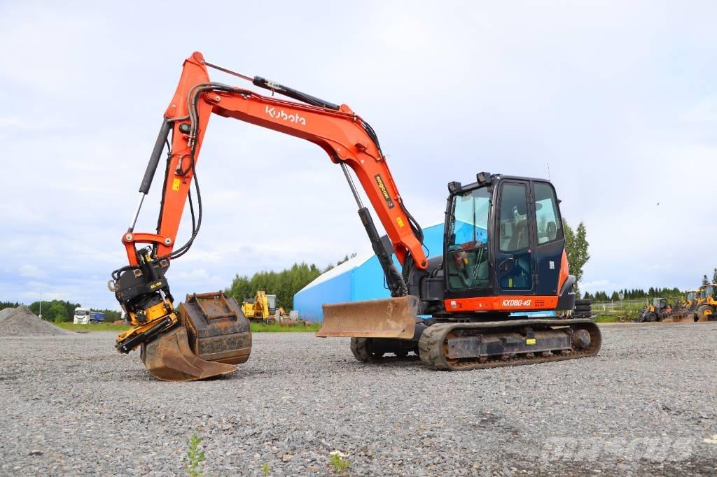 Kubota KX080-4a Közepes (midi) kotrók 7 t - 12 t