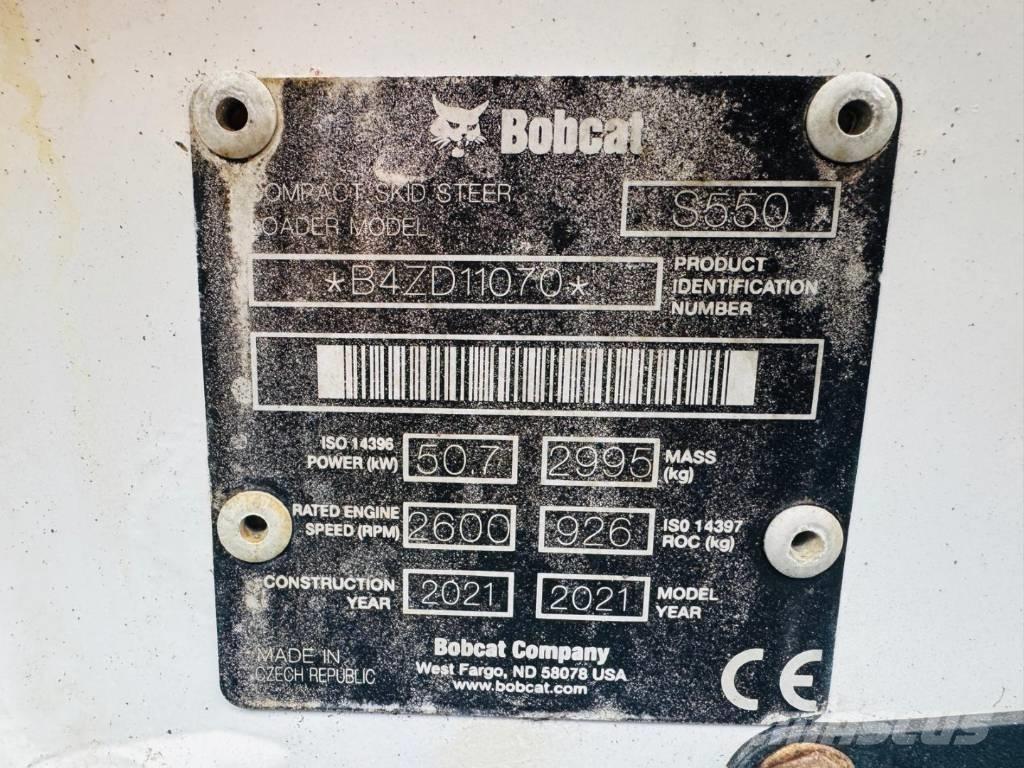 Bobcat S 550 Kompaktrakodók