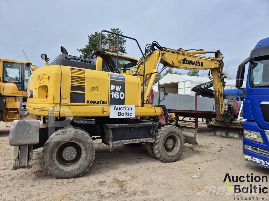 Komatsu PW160 Gumikerekes kotrók