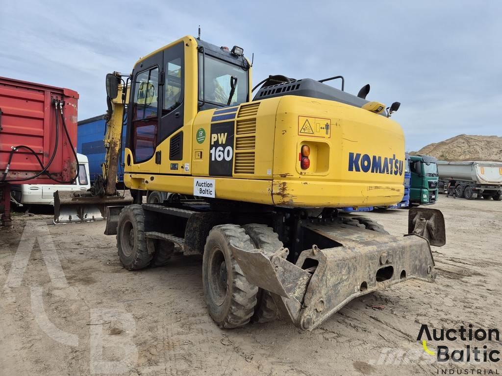 Komatsu PW160 Gumikerekes kotrók
