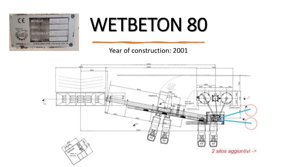  SIMEM WETBETON 80 Betonüzemek