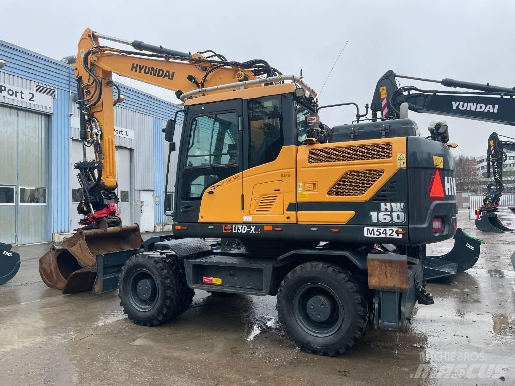 Hyundai HW160 Gumikerekes kotrók