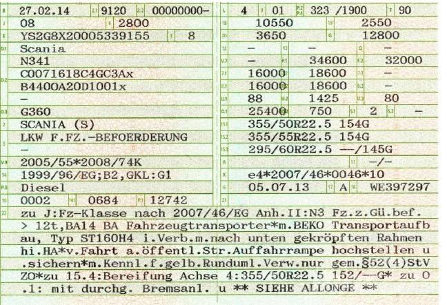 Scania G 440 Platós/Csörlős teherautók