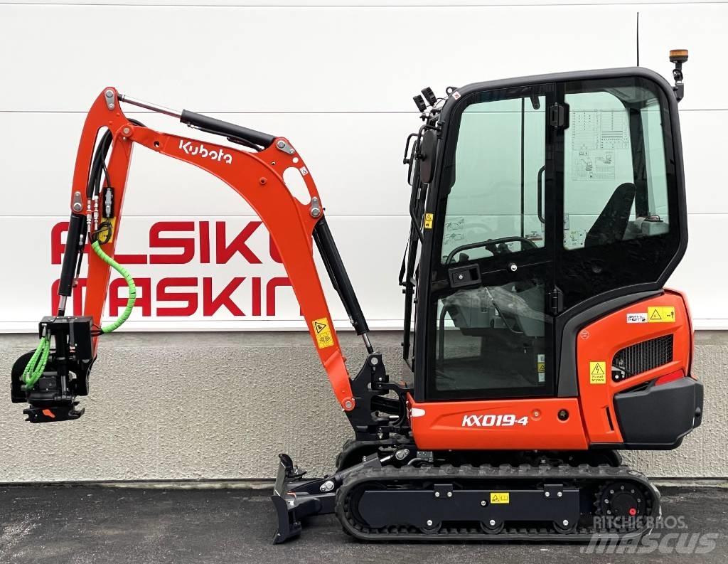 Kubota KX 019-4 Mini kotrók < 7t