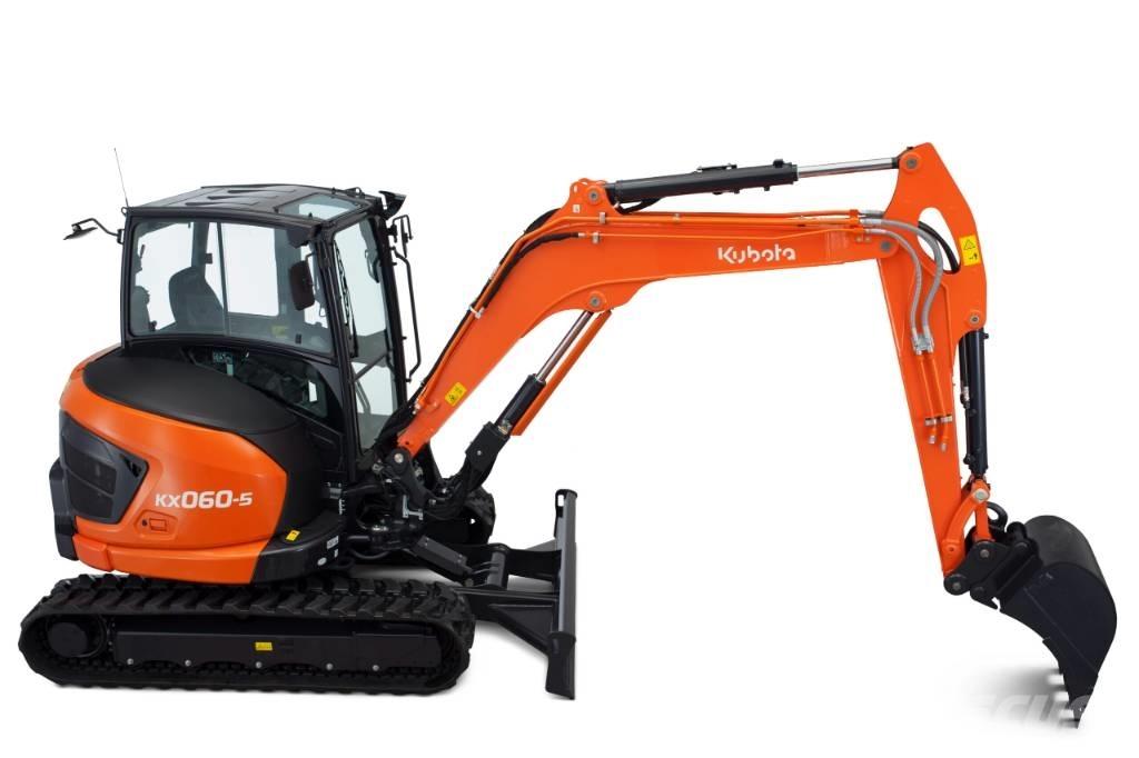 Kubota KX060-5 Mini kotrók < 7t