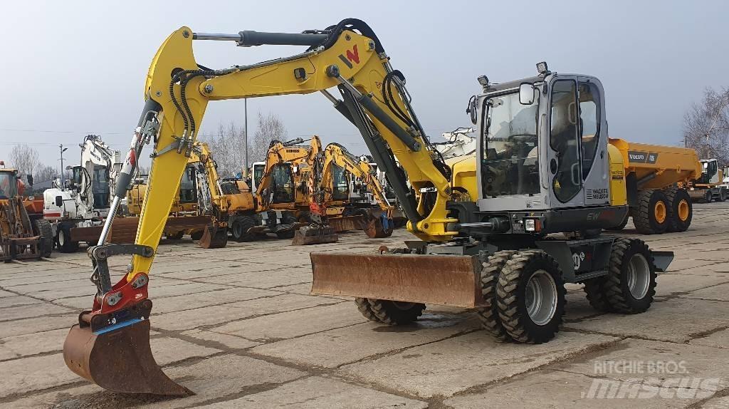 Wacker EW100 Gumikerekes kotrók