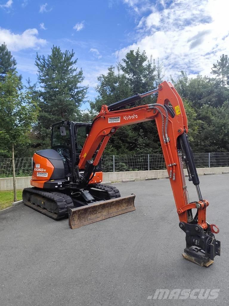 Kubota KX 060-5 Mini kotrók < 7t