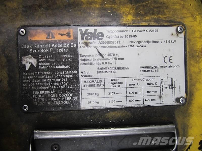 Yale GLP30MX Gázüzemű targoncák