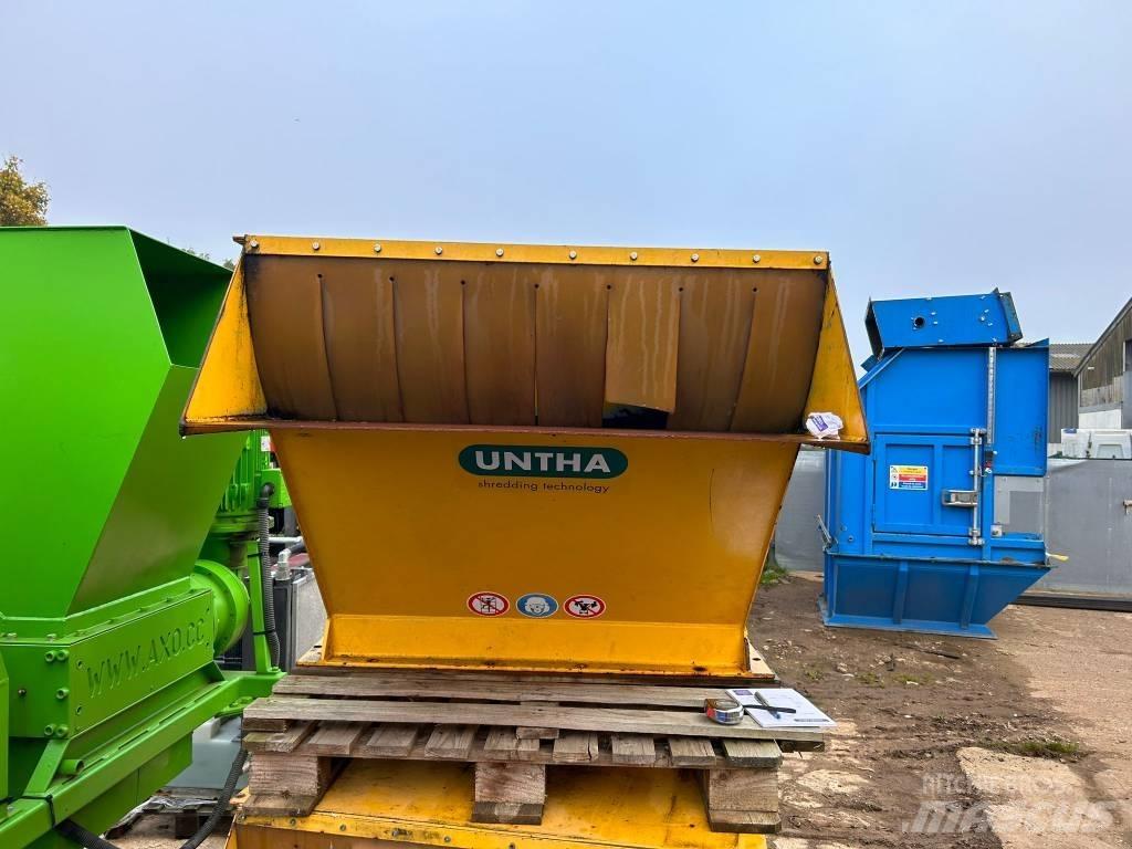 Untha RS50 Feed Hood Hulladék/Újrahasznosító berendezések alkatrészei