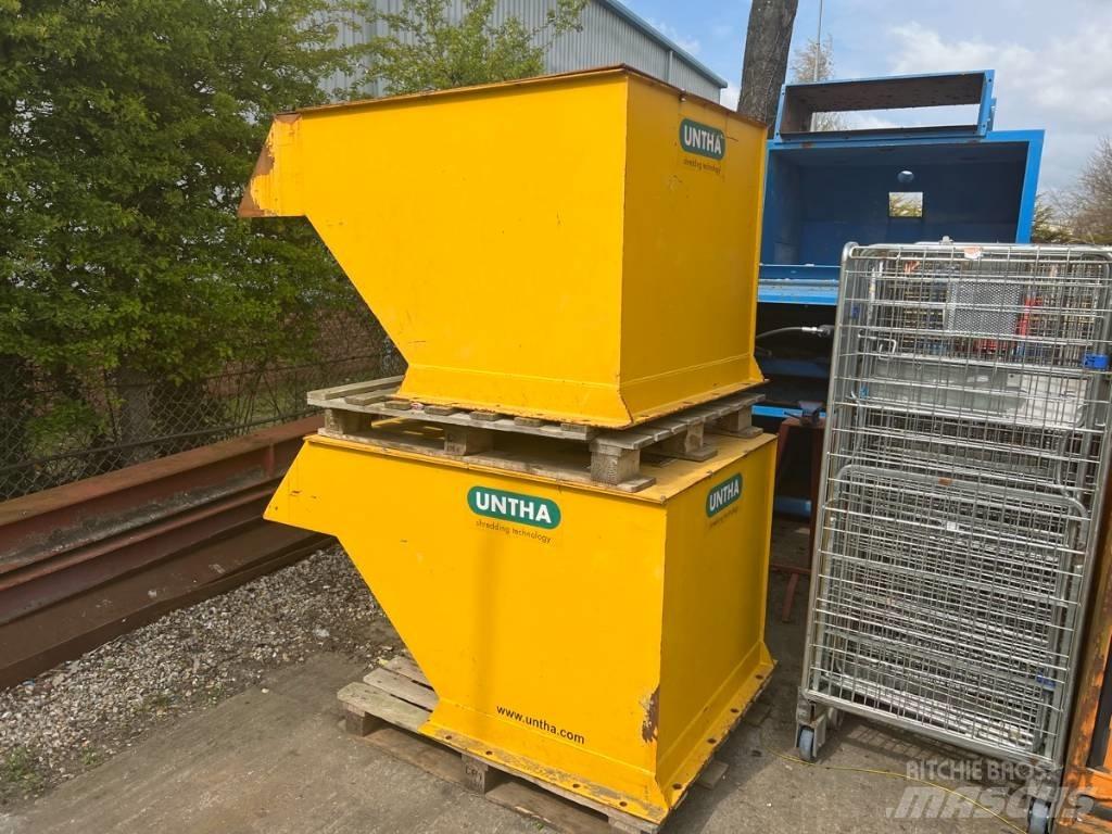 Untha RS50 Feed Hood Hulladék/Újrahasznosító berendezések alkatrészei