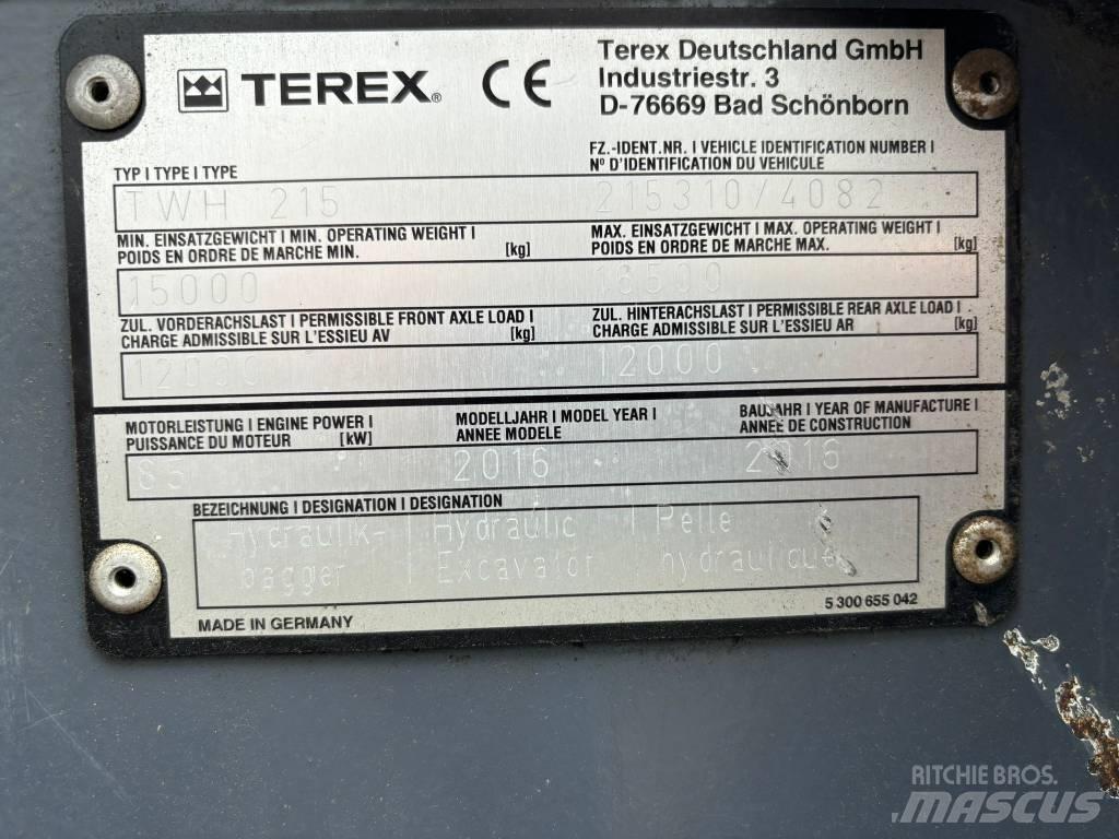 Terex TWH215 Válogató berendezések