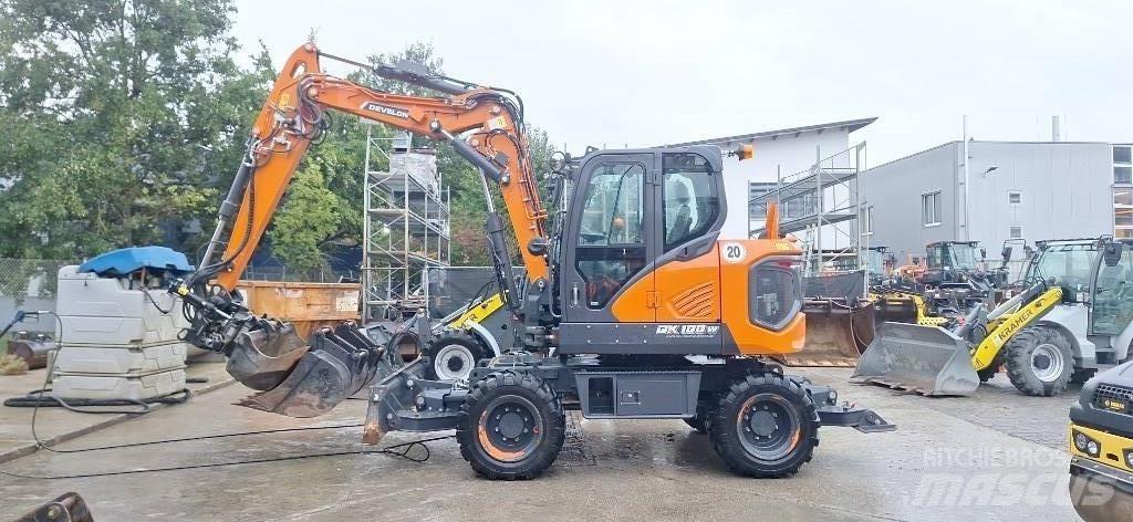 Doosan DX 100 W-7 Gumikerekes kotrók