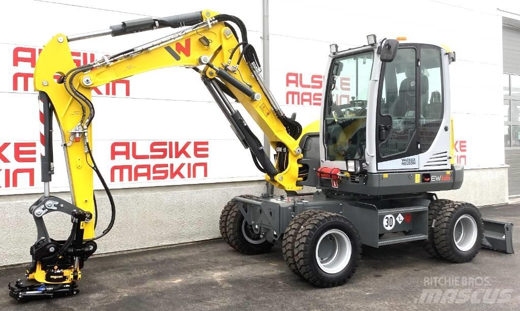 Wacker Neuson EW 65 Gumikerekes kotrók
