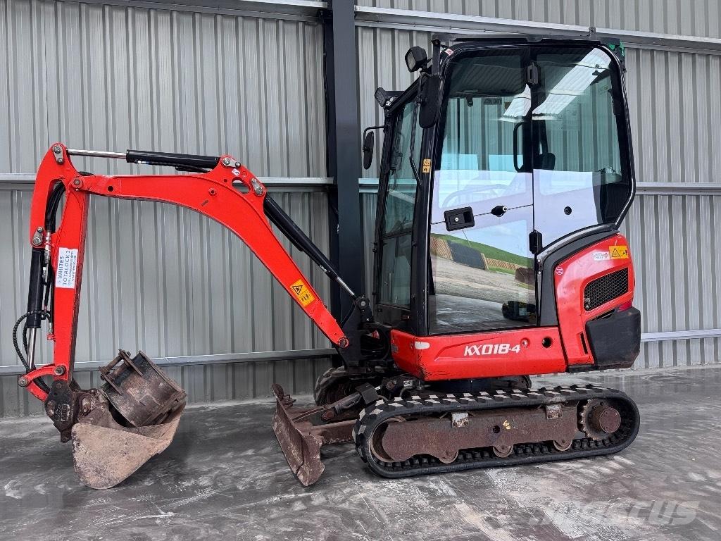 Kubota KX 018-4 Mini kotrók < 7t