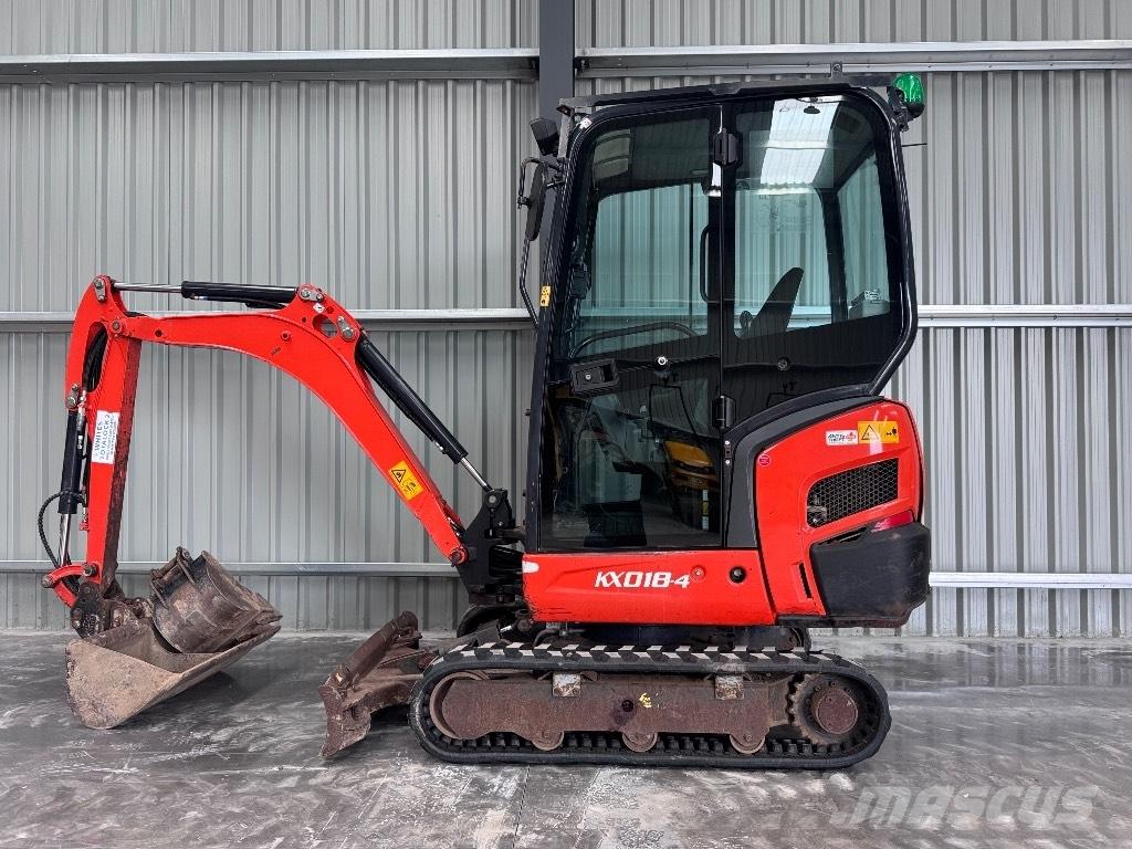 Kubota KX 018-4 Mini kotrók < 7t