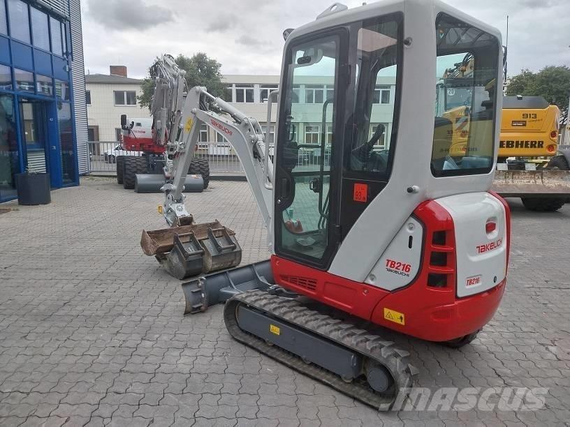 Takeuchi TB 216 A Mini kotrók < 7t