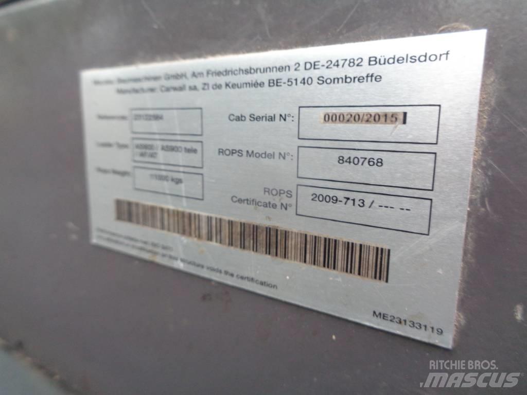Mecalac AF 1050 Gumikerekes homlokrakodók