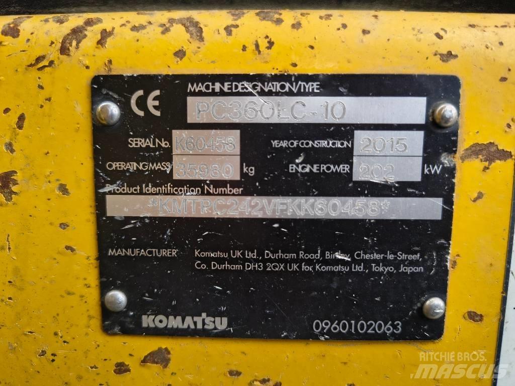 Komatsu PC 360 LC-10 Lánctalpas kotrók