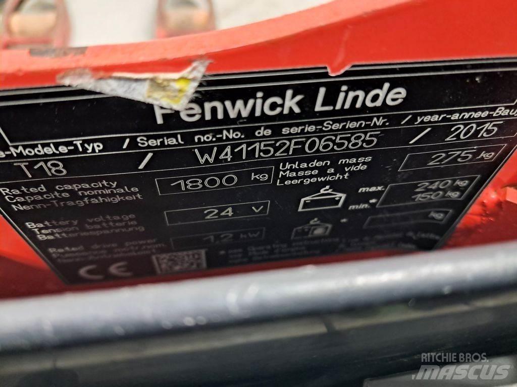 Linde T18 Alacsony emelőkocsi