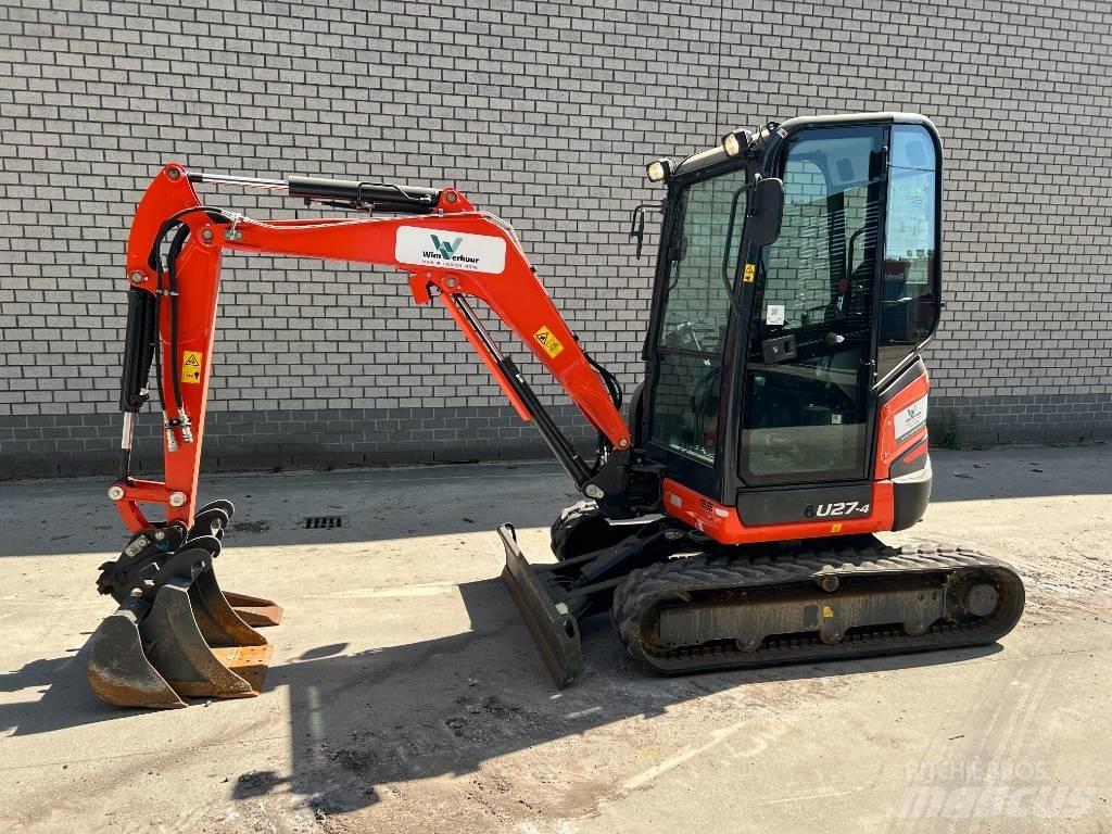 Kubota U 27-4 Mini kotrók < 7t