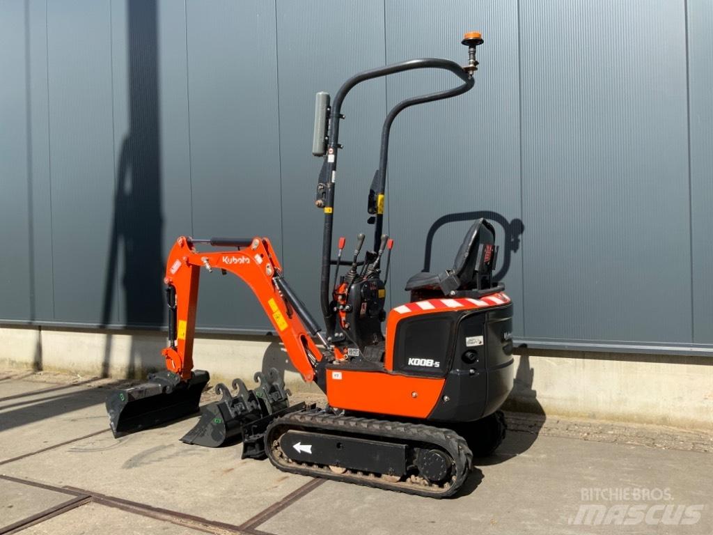 Kubota K008-5 Mini kotrók < 7t