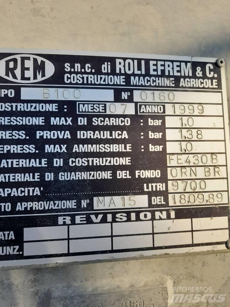 REM RB100 Poranyag tartályos