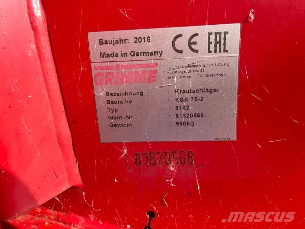 Grimme KSA 75-2 Burgonyagépek - Egyebek