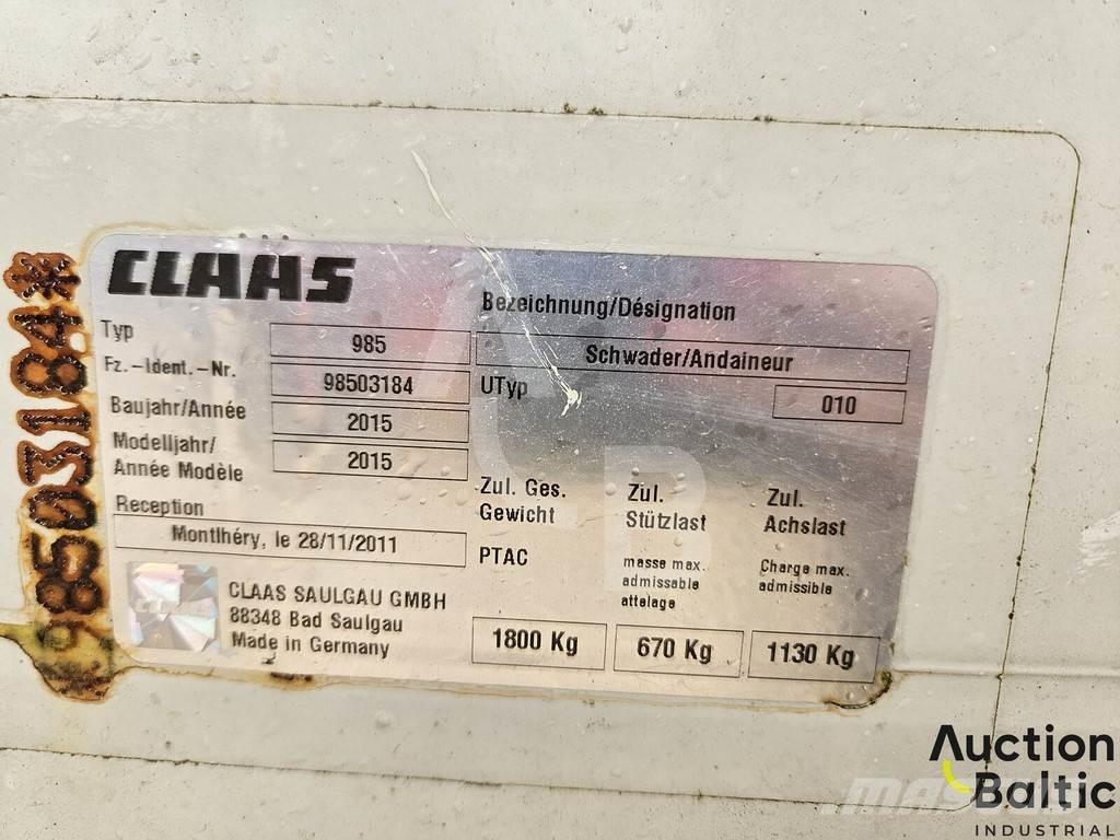 CLAAS Liner 2600 Rendforgatók