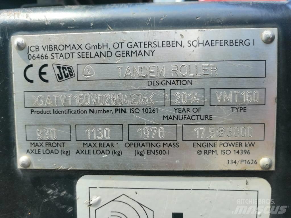 JCB Vibromax vmt 160 Ikerdobos hengerek