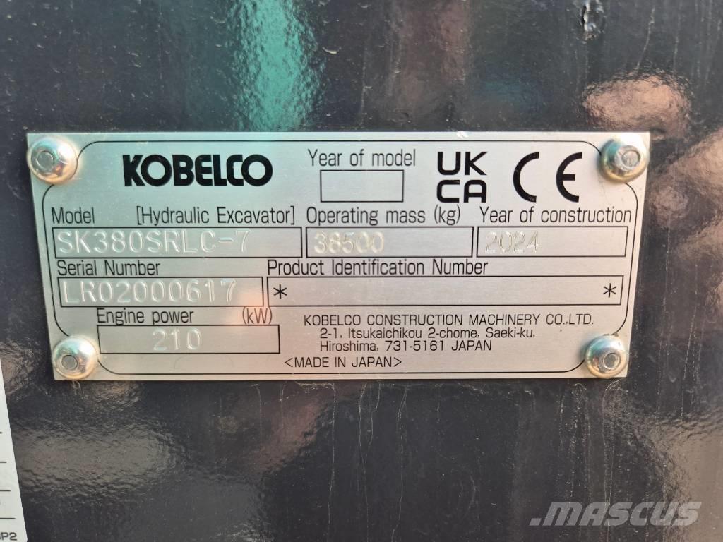 Kobelco SK380SRLC Lánctalpas kotrók