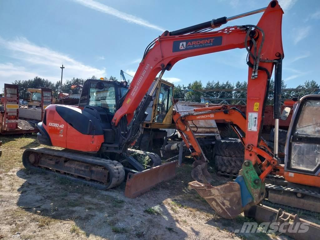 Kubota KX 080-4 Közepes (midi) kotrók 7 t - 12 t