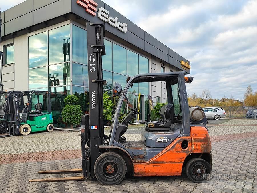 Toyota 02-8FGF20 Gázüzemű targoncák
