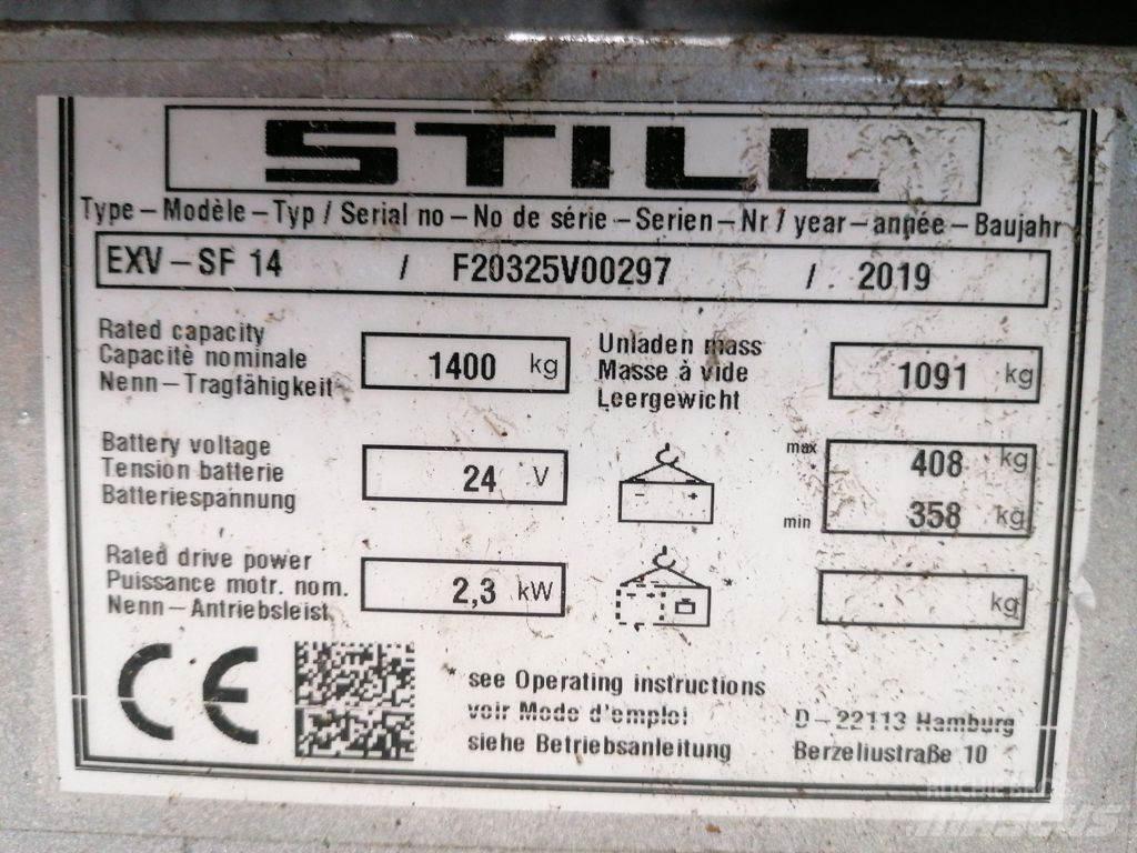 Still EXV-SF14 Gyalogkíséretű targonca