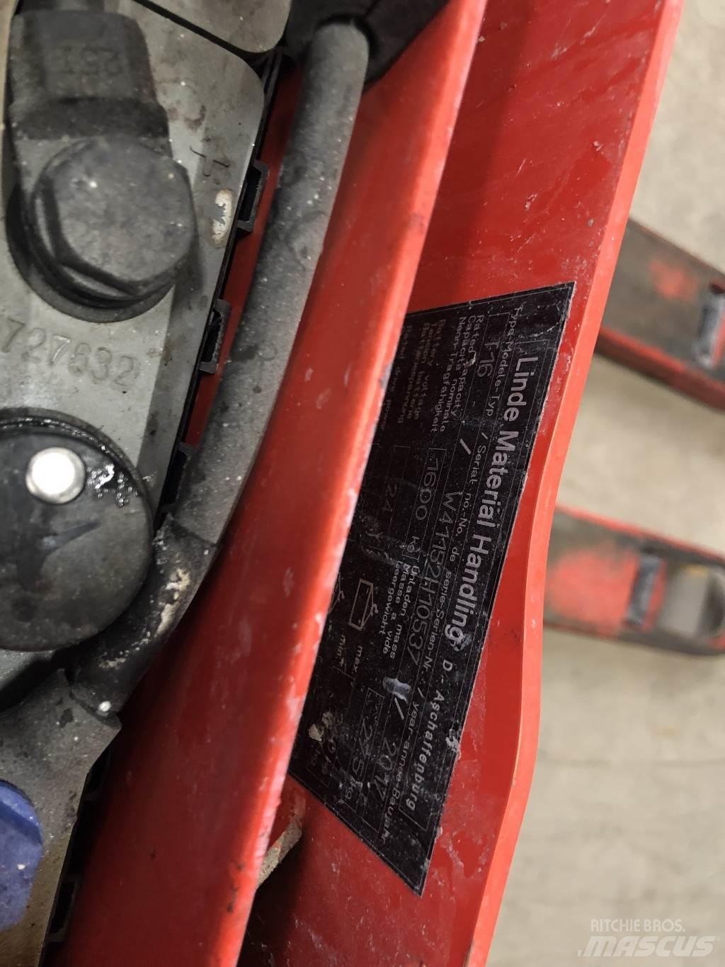 Linde T16 Alacsony emelőkocsi