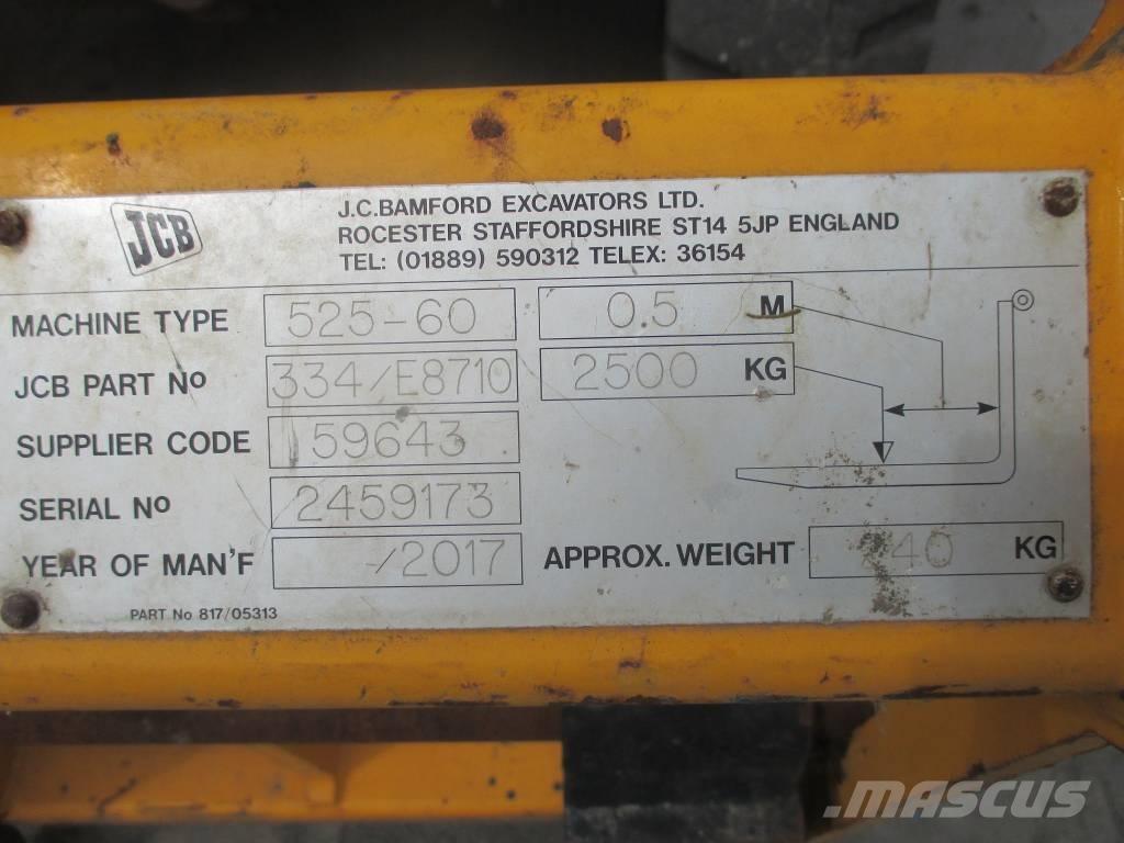 JCB 525-60 Teleszkópos rakodók