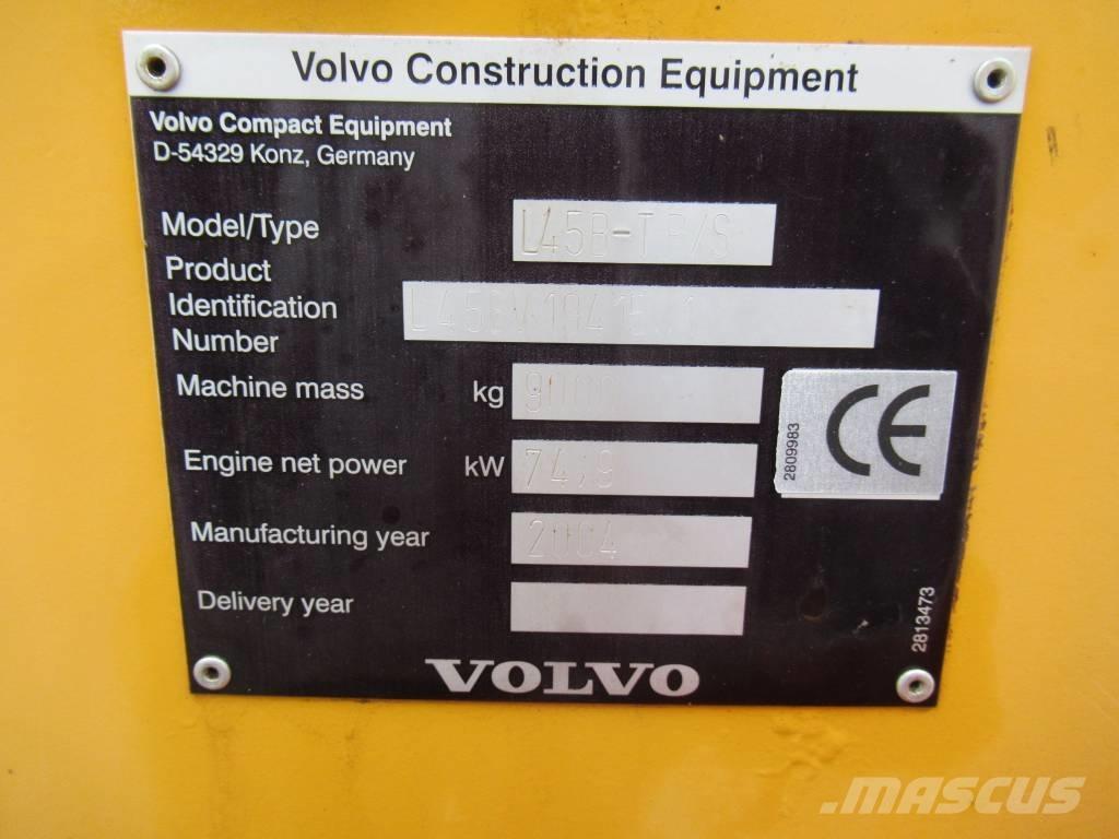 Volvo L 45 B Gumikerekes homlokrakodók
