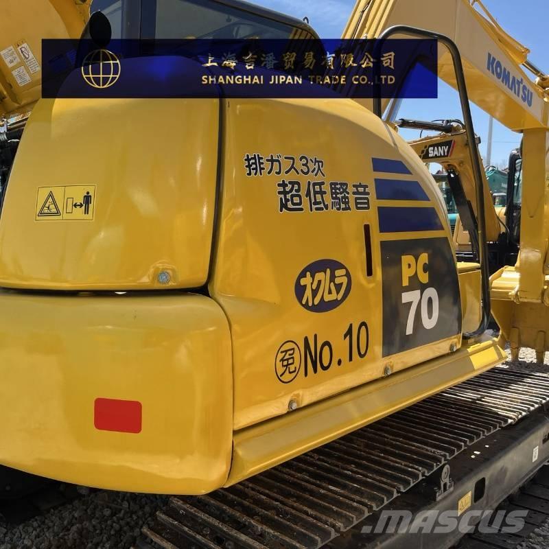 Komatsu PC 70 Mini kotrók < 7t