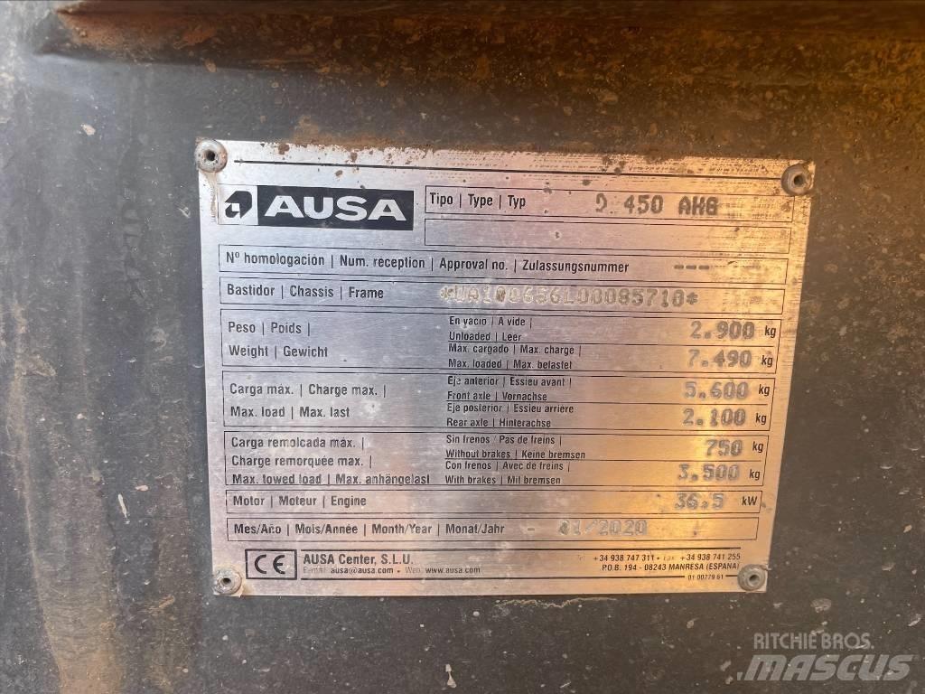 Ausa D450AHG Csuklósdömperek