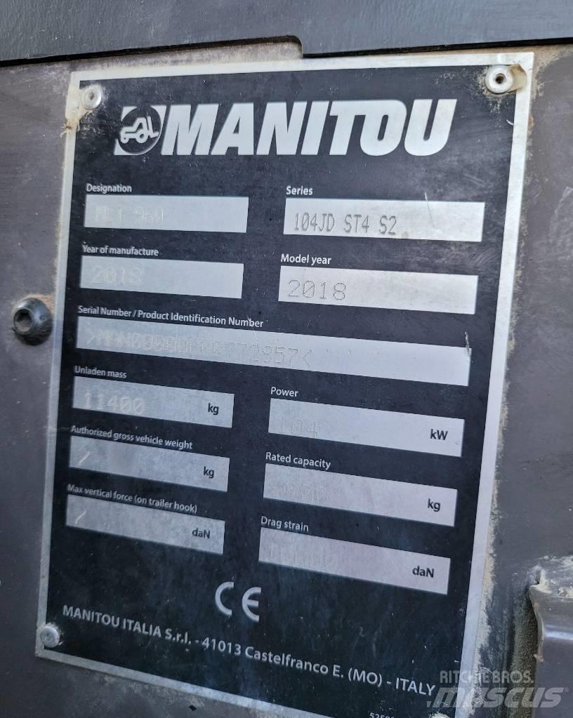 Manitou MLT960 Teleszkópos rakodók