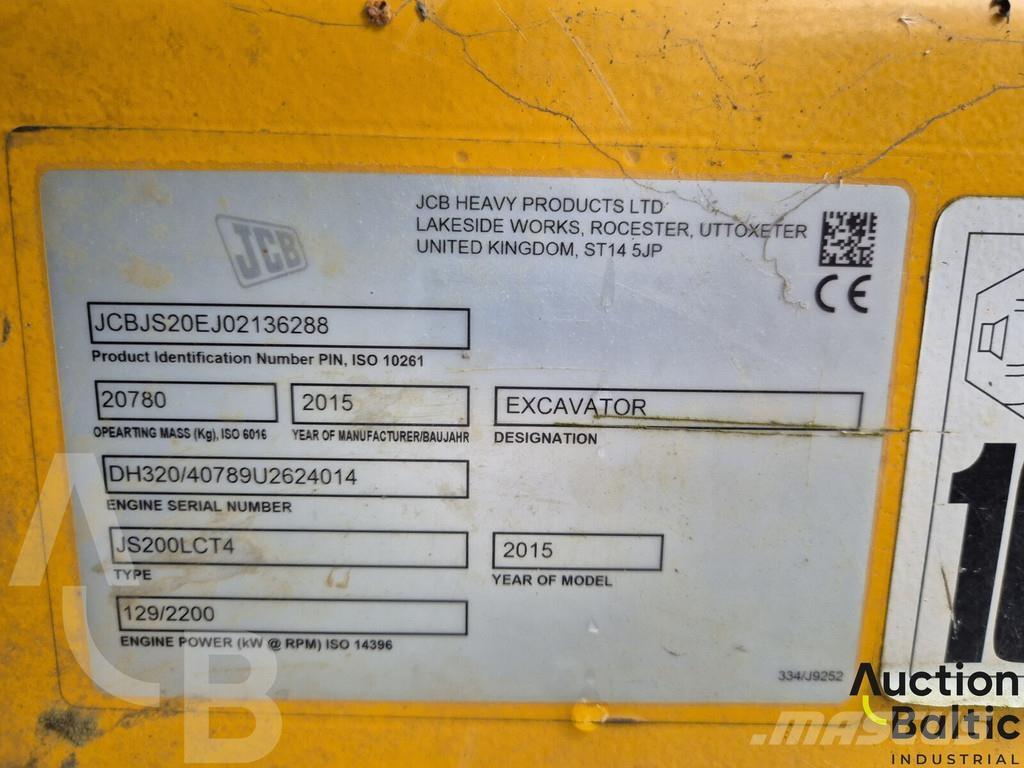 JCB JS 200 LC T4 Lánctalpas kotrók