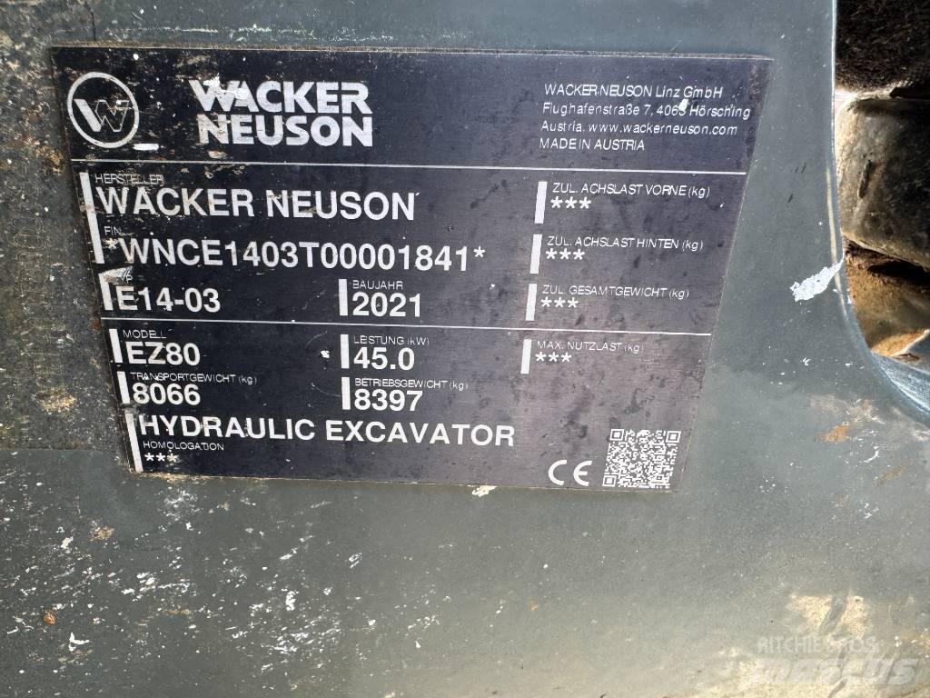 Wacker Neuson EZ80 Lánctalpas kotrók