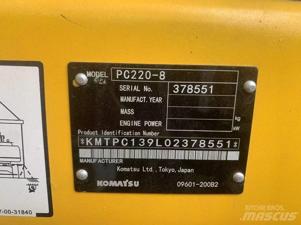 Komatsu PC 220-8 Lánctalpas kotrók