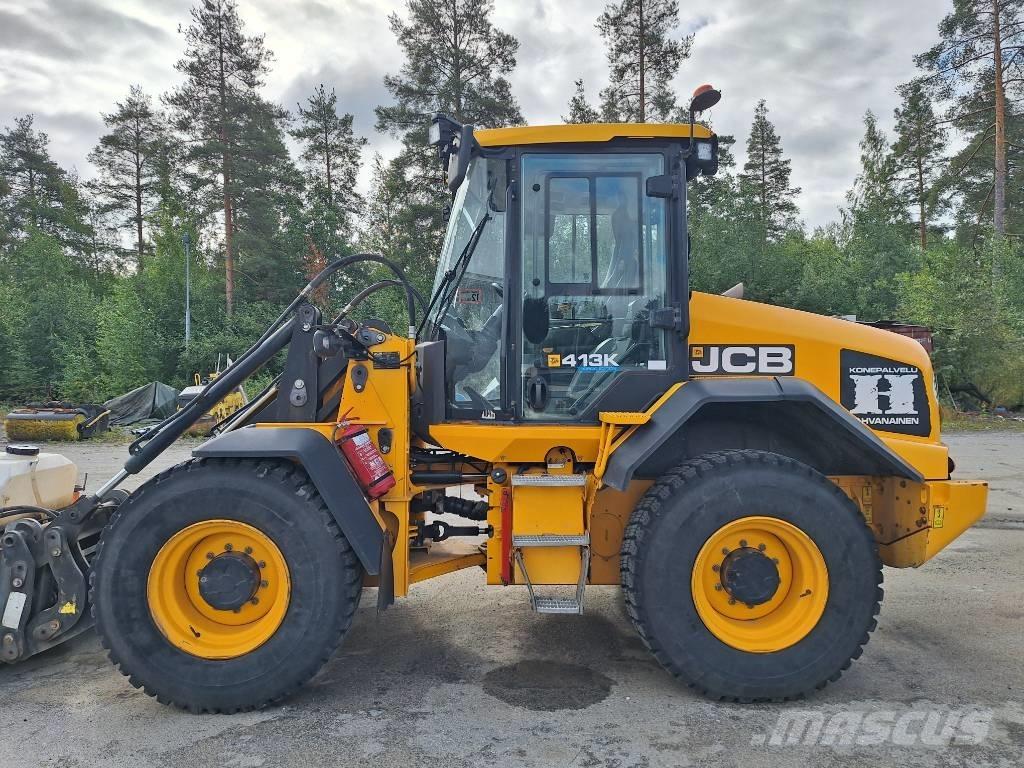 JCB 413 K Gumikerekes homlokrakodók