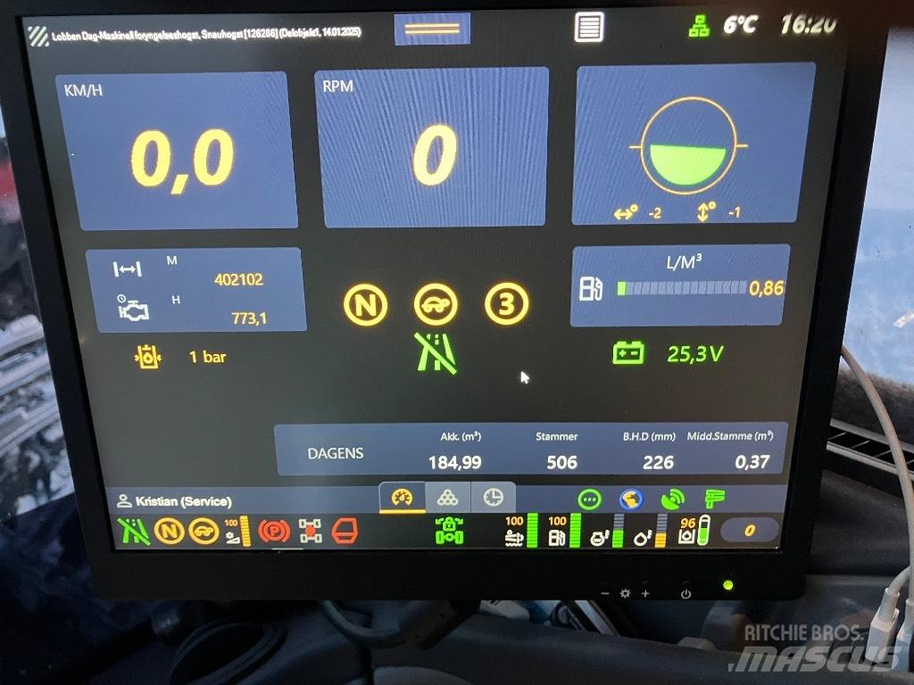 Komatsu 951 Betakarítók