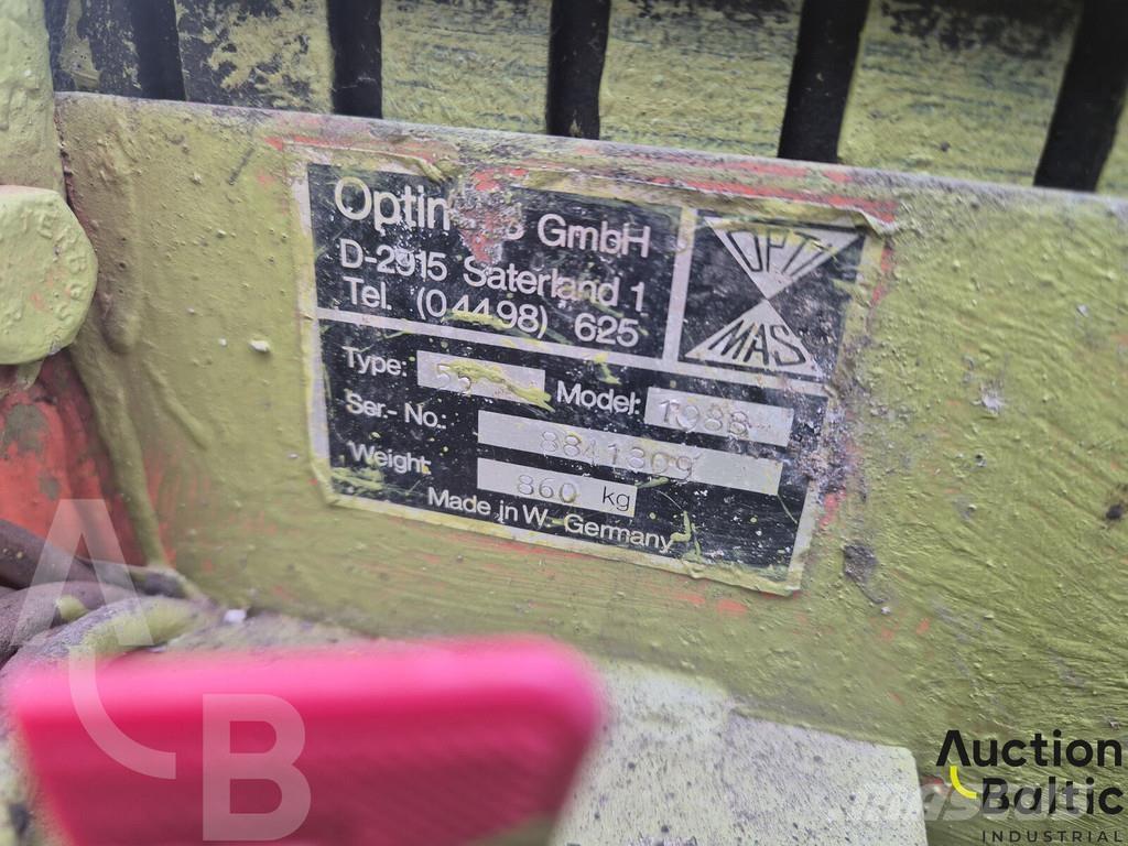 Optimas 55 Emelő és mozgató felszerelések