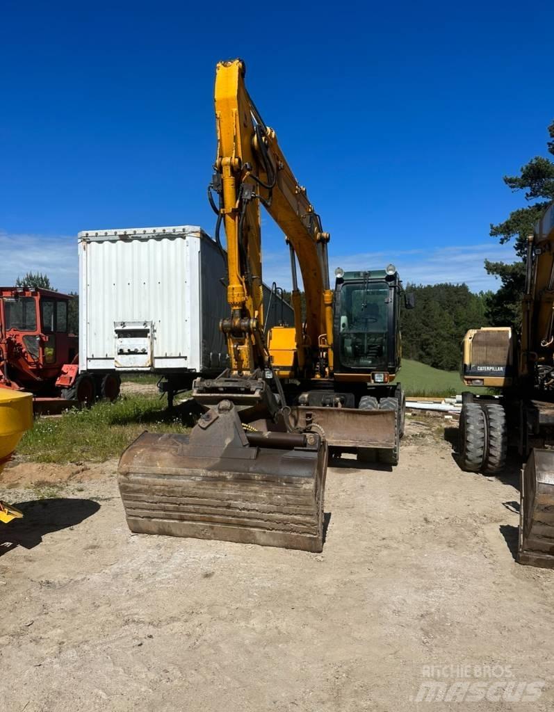 JCB JS 145 W Gumikerekes kotrók