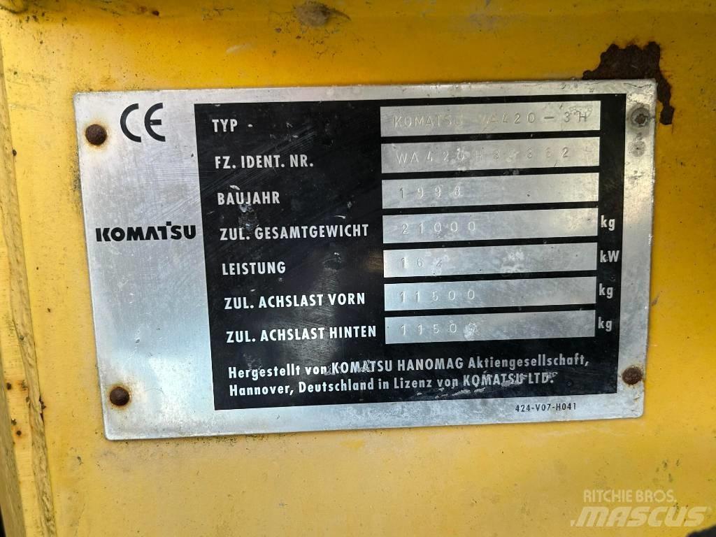 Komatsu WA 420 Gumikerekes homlokrakodók
