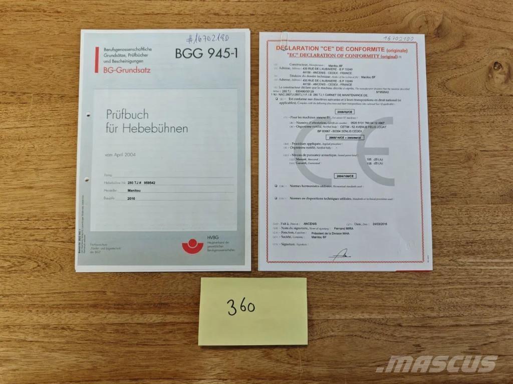 Manitou 280 TJ Teleszkópos emelők